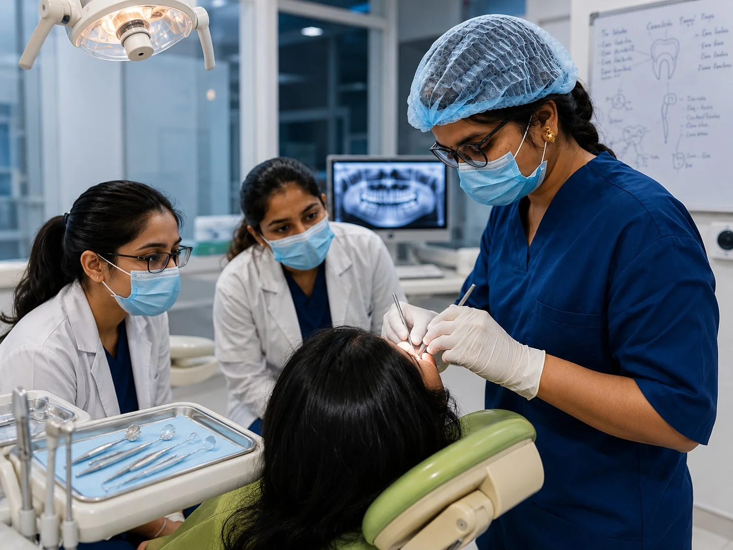 Hands-on dental clinical training at Kaamat Dental Academy